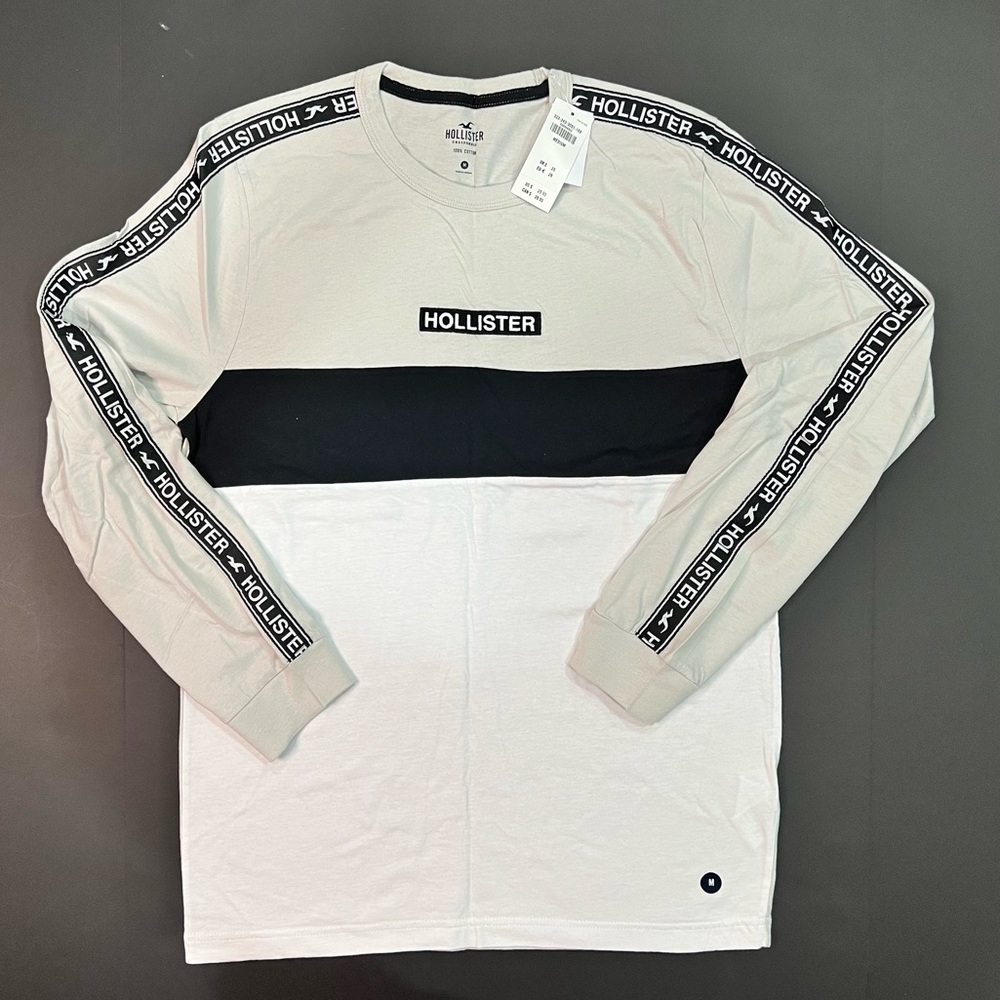 Long sleeve embroidered tee